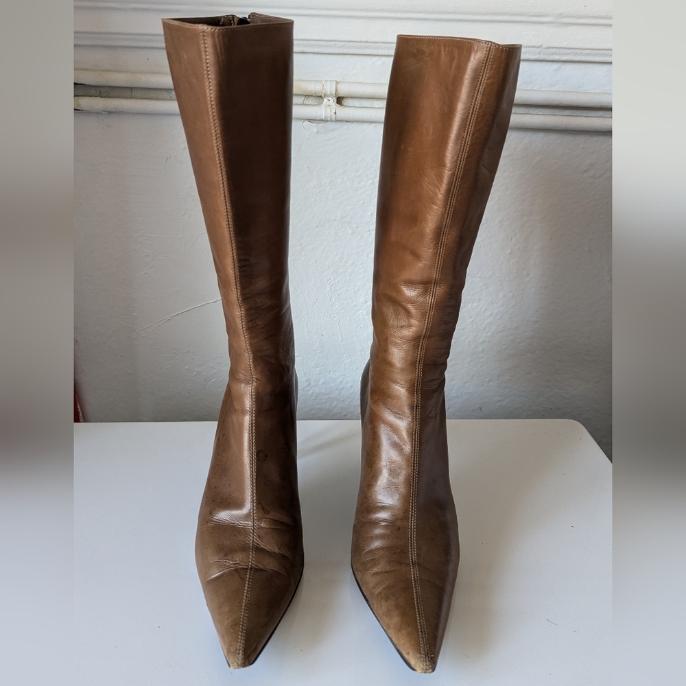 Gucci Brown Leather Boots